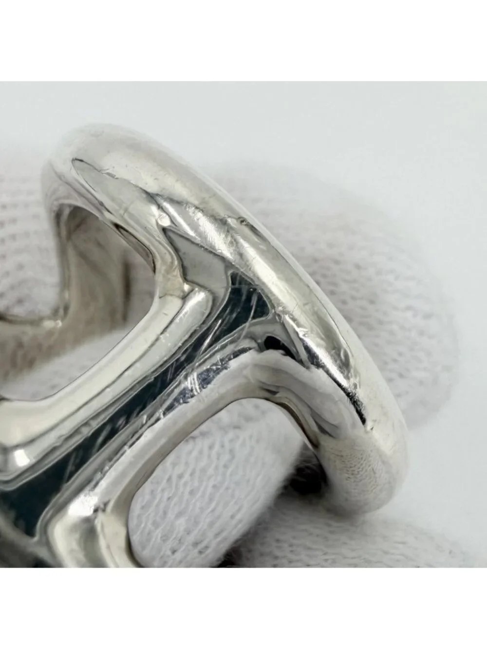 Hermes Ring Osmose GM Small Items 57 925 Sterling Silver